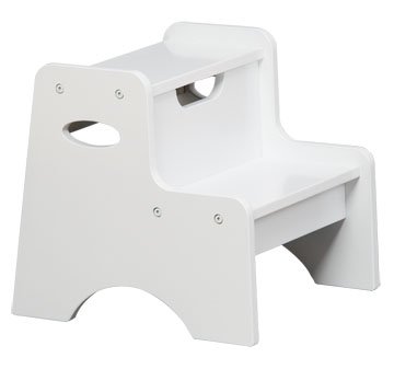 Two Step Stool - White Item #15501