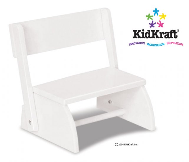 Large Flip Stool - White Item # 15801