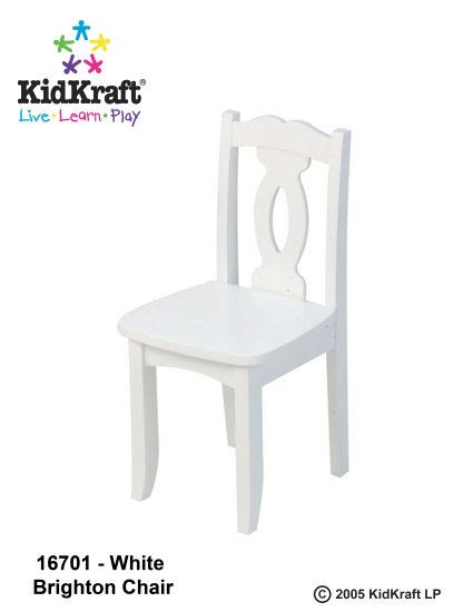 Brighton Chair - White Item # 16701