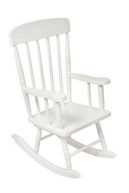 Spindle Rocker Chair - White Item # 18301