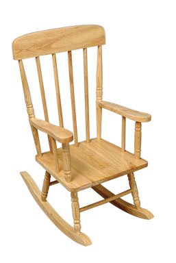 Spindle Rocker Chair - Natural Item # 18321