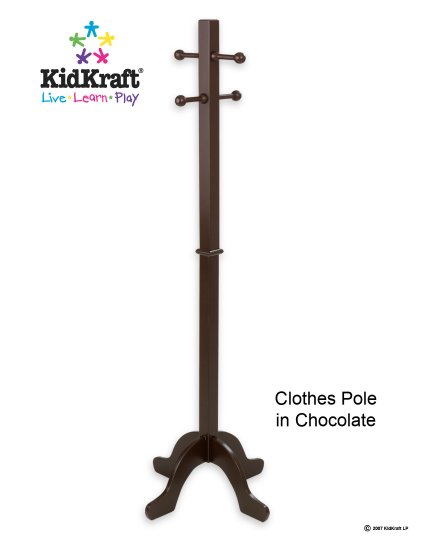 Clothes Pole - Chocolate Item # 19233