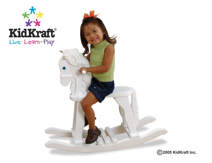 Derby Rocking Horse - White Item # 19601