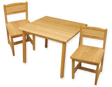 Aspen Table and Chair Set - Natural Item # 21221