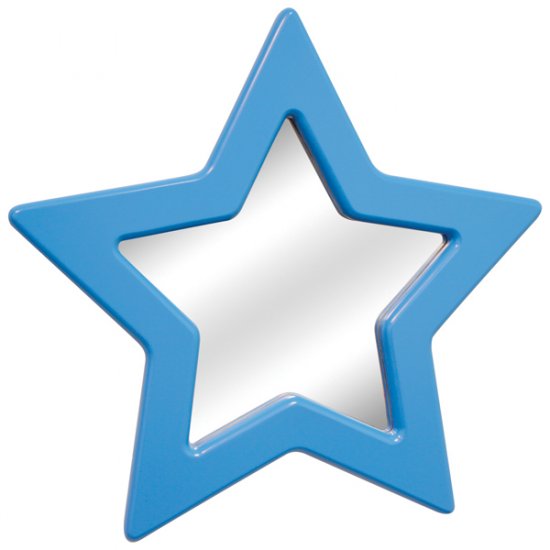 Star Mirror - Blue Item # LS-WM STAR BU