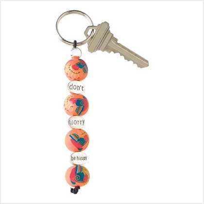 Don't Worry Be Happy Keychain Item # 39099