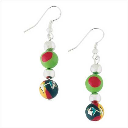 Martini Beaded Earrings Item # 39107