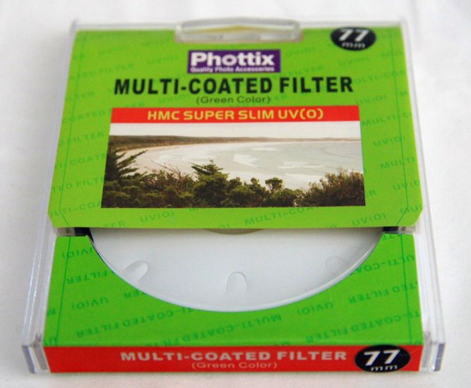 Phottix 77mm Multicoated Slim Pro HMC UV Filter
