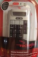 NEW Rocketfish Wireless Notebook Keypad & calculator