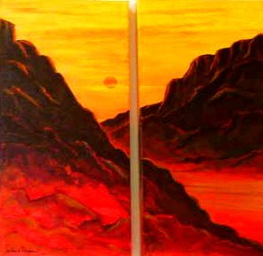 Canyon Caliente, diptyct