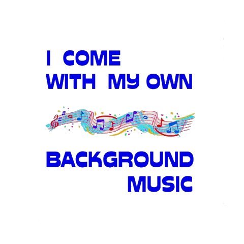 Background Music 2 1/4 Pin
