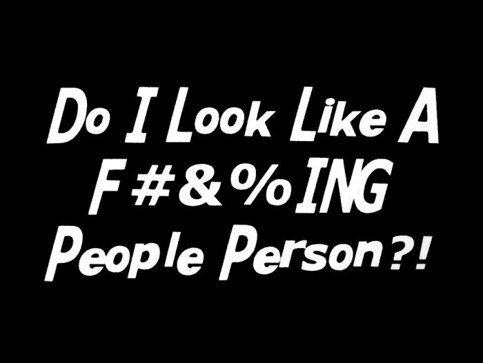 Do I Look like A People Person 2 1/4 inch pin