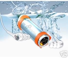 NU DOLPHIN 100% WATERPROOF 1GB MP3 PLAYER-GREAT 4 SWIM