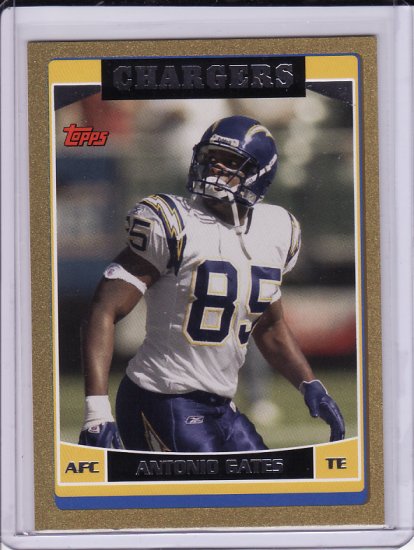 2006 Topps Antonio Gates Gold 0273/2006