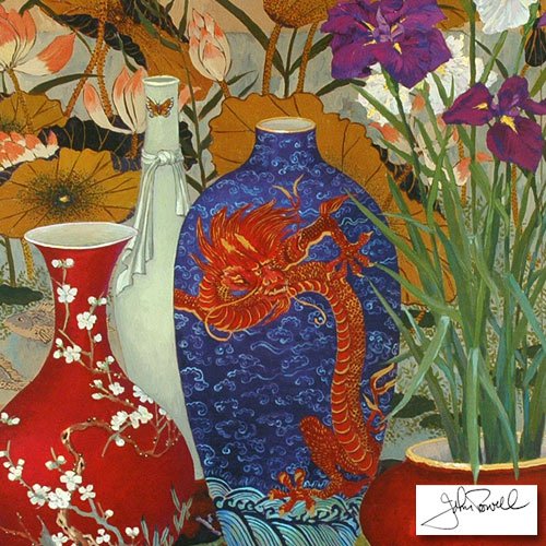 "Peking Collection" by John Powell, Numbered and Hand Signed with Cert! SOLD OUT EDITION