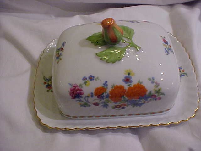 Kaiser China West Germany Covered Butter or Cheese Dish