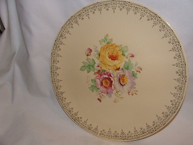 Vintage Homer Laughlin Advertising Plate