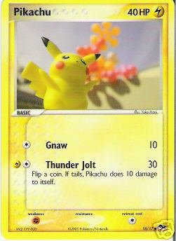 POP 2 RARE Pikachu Pokemon Promo Card 16/17 - HARD TO FIND - OUT OF PRINT - BRAND NEW - MINT -