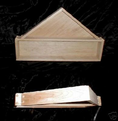 New Maple Wood 3 X 5 Flag Service Medal Display Case