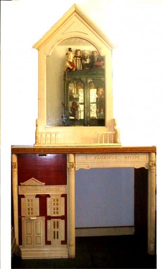 RARE Americana Colonial Childs PATRIOTIC Desk, Nightstand, Mirror, Headboard