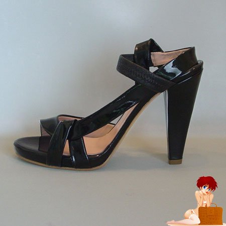 New In Box Authentic Chloe Kylie Black Patent Leather Shoes 38 - 7 - 7.5 US $565