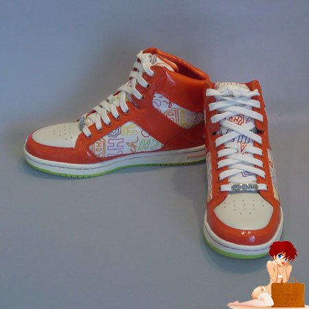 New Authentic Coach Signature High Top Norra Graffiti Orange Sneakers Shoes 8