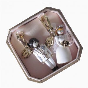 New Juicy Couture Bride and Groom 2011 Ltd Ed Charm Set