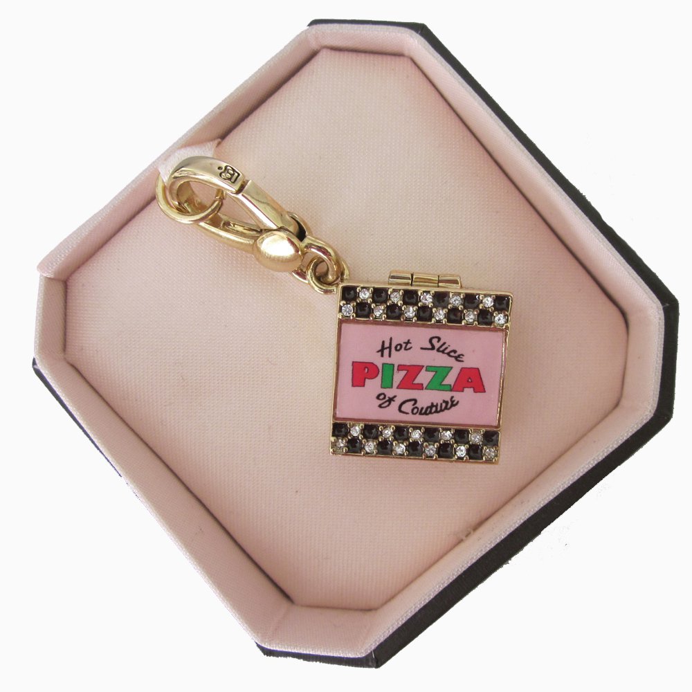 New Authentic Juicy Couture Pizza Box Charm Hot Slice