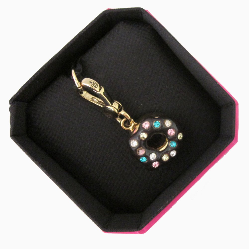 Juicy Couture Chocolate Frost Donut w/Sprinkles Charm
