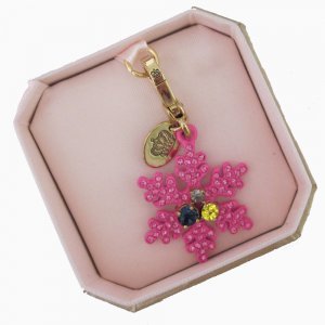 New Authentic Boxed Juicy Couture Limited Edition 2011 Pink Snowflake Charm $62