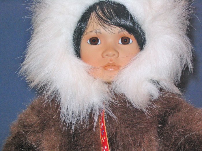Porcelain Doll Tulu in American Diary Dolls Collection by Linda Mason from Georgetown