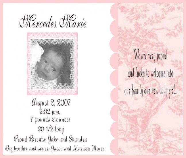 Baby Announcements