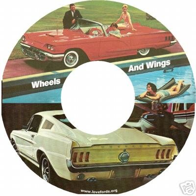 Ford Mustang and Thunderbird commercials on DVD