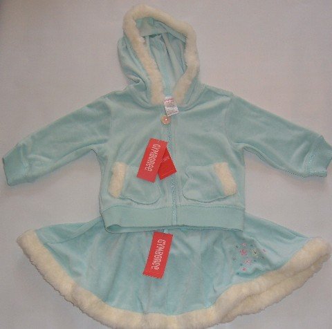 NWT Gymboree 3T PRINCESS SNOW DROP 2 pc FAUX FUR set