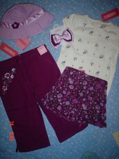 NWT gymboree 3 3T ROMANTIC GARDEN 5 pc GIFT set, outfit