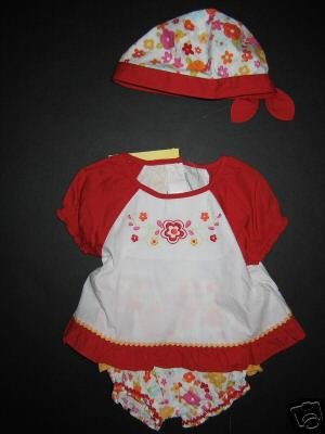NWT gymboree 6-12 FIESTA FIESTA! 3 pc DRESS OUTFIT