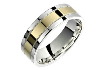 .925 Sterling Silver and 10kt Gold Inlay! Directly from the manufacturer- Design your own ring!