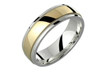 .925 Sterling Silver and 10kt Gold Inlay! Directly from the manufacturer- Design your own ring!