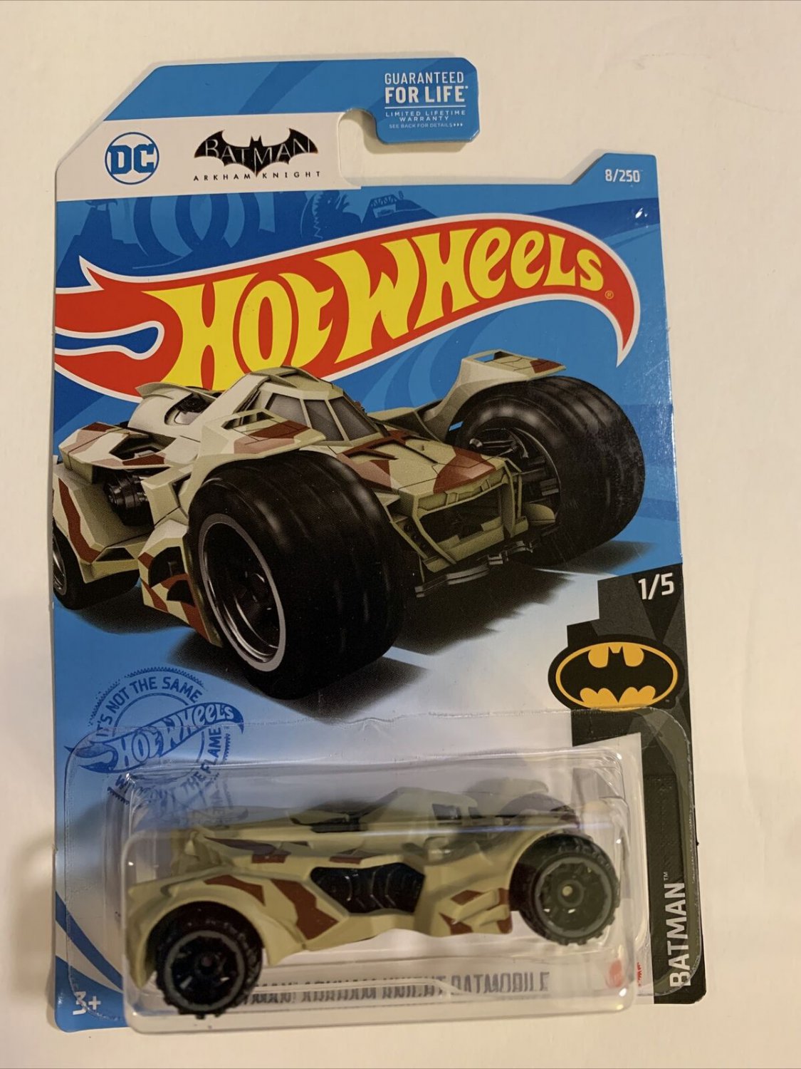 Hot Wheels Batman Arkham Knight Batmobile Tan 8 8 250 2021 Batman 1 5