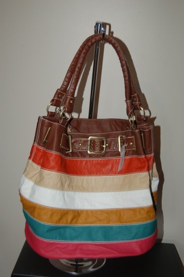Designer Inspired Nautical Tote - Spring /Summer Colors