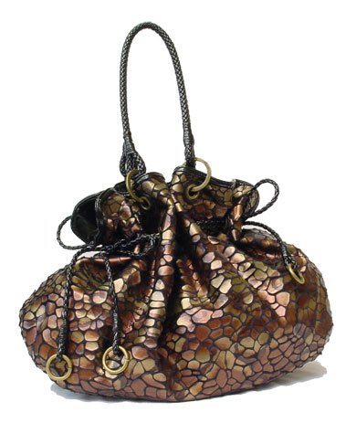 Hot Celebrity Drawstring Shoulder Tote Handbag