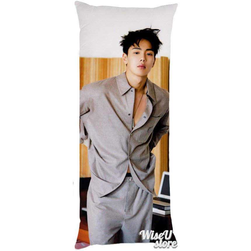 Shownu Sohn Hyunwoo Monsta X Dakimakura Full Body Pillow Case