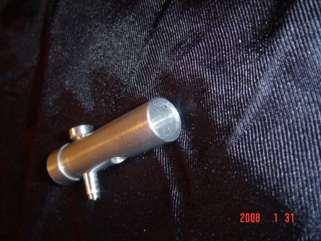 Aluminum half block bolt for paintball autococker cocker