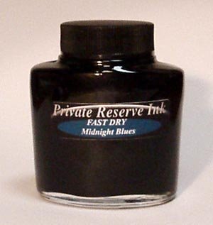 Midnight Blues Fast Dry Private Reserve Bottled Ink