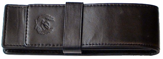 Laban Genuine Leather Double Pen Pouch
