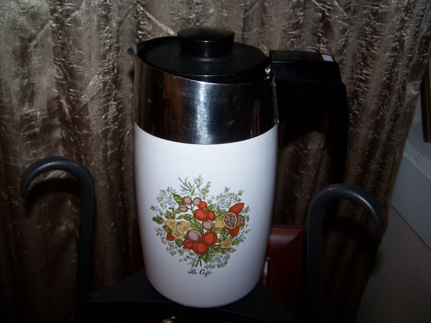 Corning Ware Electric Percolator 10 Cup Coffee Pot with Cord Corningware Spice of Life