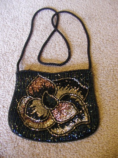 Hand Beaded Evening Purse