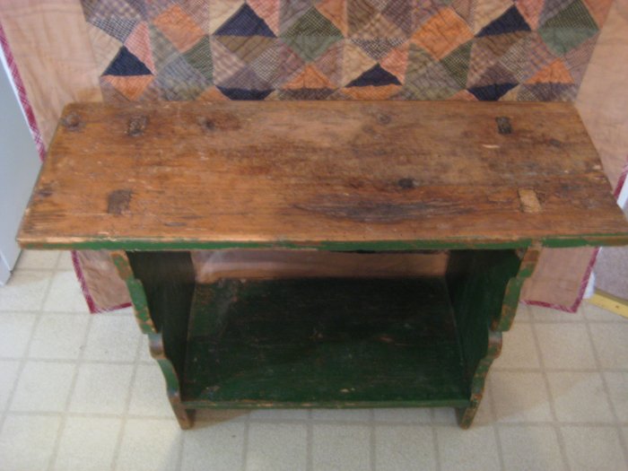 Primitive Crock Bench