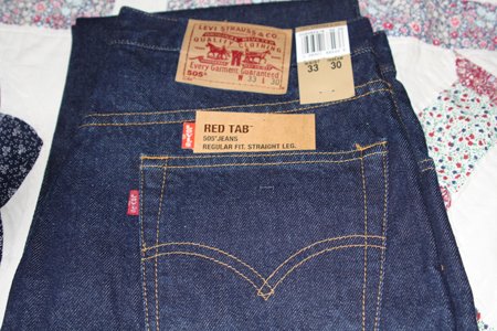 Levi's Red Tab 505 Straight Leg Regular Fit ~New~