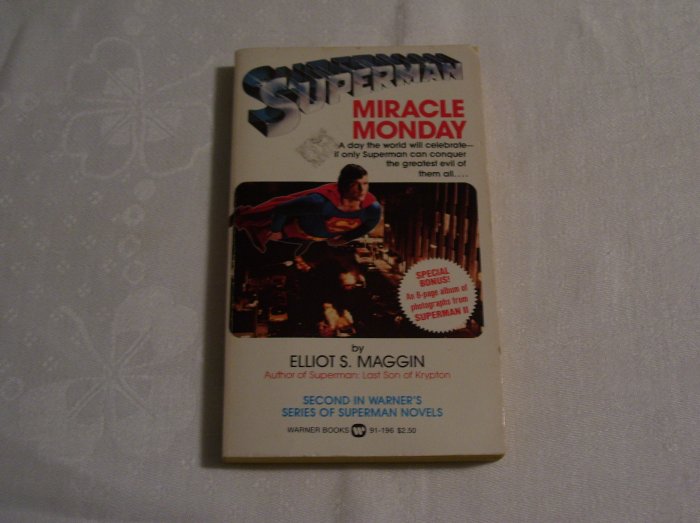 Superman Miracle Monday 1st Printing 1981 PB